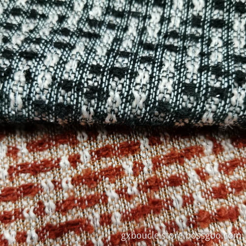 Boucle Fashion woven design with Lurex fabric